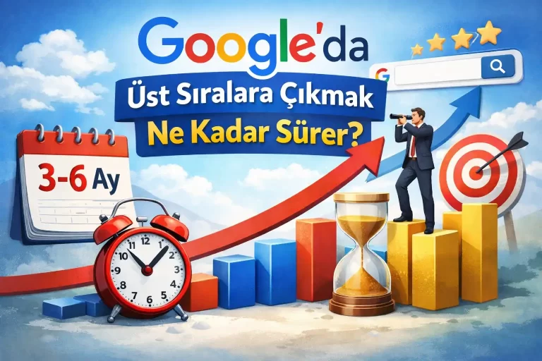 googlede üst sıralara çıkmak ne kadar sürer