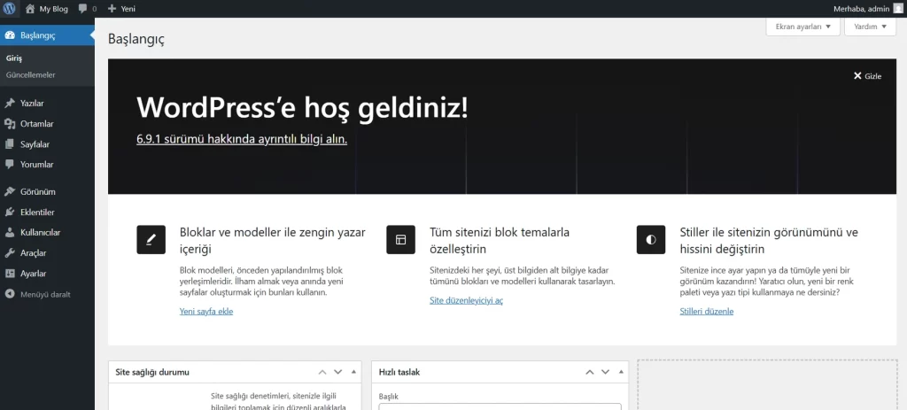 Wordpress İle Sıfırdan Web Site Tasarımı